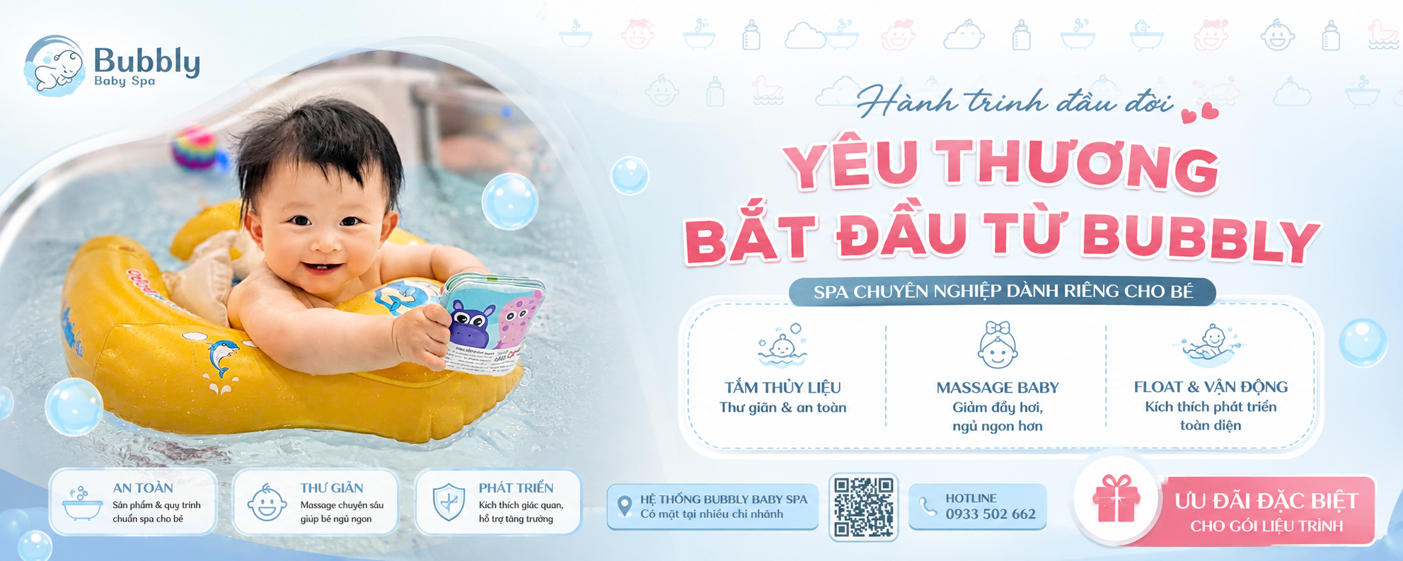 Bubbly Baby Spa – Hành trình đầu đời, Yêu thương bắt đầu từ Bubbly